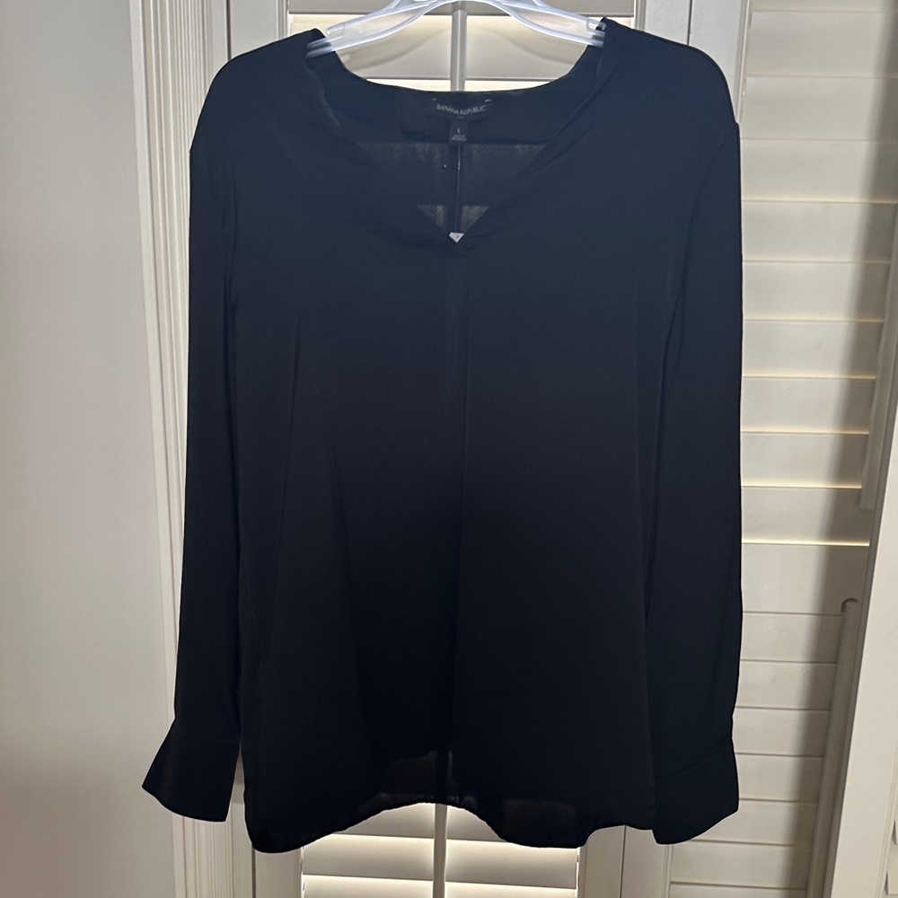 Banana Republic Elegant Black Top